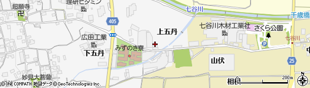 京都府亀岡市河原林町河原尻上五丹12周辺の地図