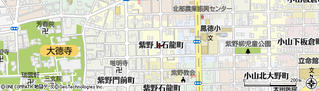 京都府京都市北区紫野上石龍町9周辺の地図