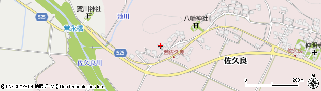 滋賀県蒲生郡日野町佐久良878周辺の地図