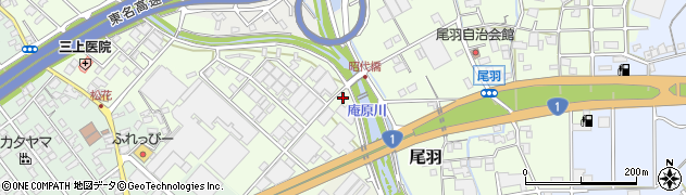 静岡県静岡市清水区尾羽189周辺の地図