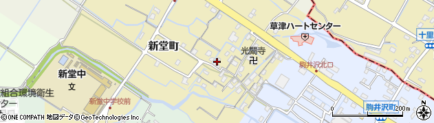 滋賀県草津市新堂町206周辺の地図