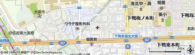 京都府京都市左京区下鴨西梅ノ木町10周辺の地図