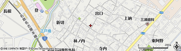 愛知県豊明市阿野町出口41周辺の地図