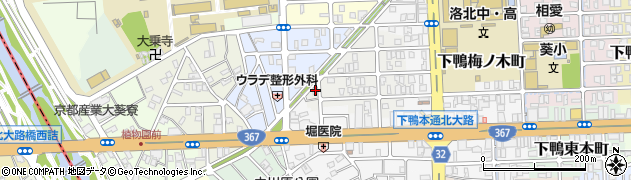 京都府京都市左京区下鴨西梅ノ木町7周辺の地図