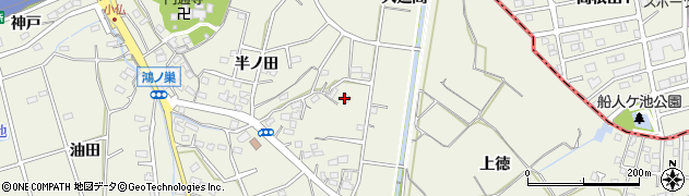 愛知県大府市共和町（上徳）周辺の地図