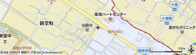 滋賀県草津市新堂町219周辺の地図