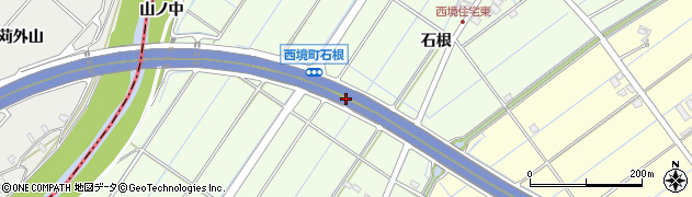 愛知県刈谷市西境町周辺の地図