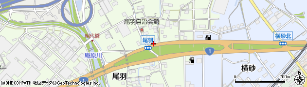 静岡県静岡市清水区尾羽327周辺の地図