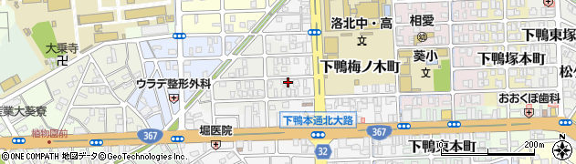 京都府京都市左京区下鴨西梅ノ木町45周辺の地図