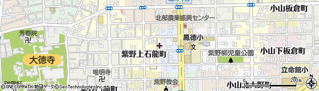 京都府京都市北区紫野上石龍町45周辺の地図