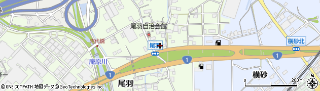 静岡県静岡市清水区尾羽333周辺の地図