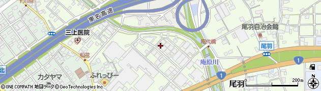 静岡県静岡市清水区尾羽119周辺の地図