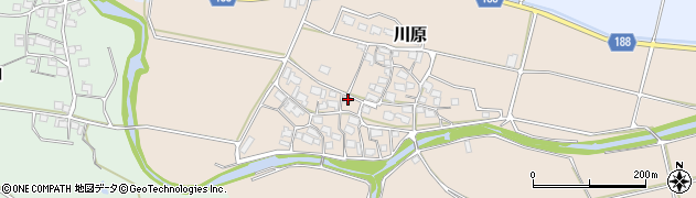 滋賀県蒲生郡日野町川原1136周辺の地図