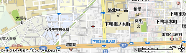 京都府京都市左京区下鴨西梅ノ木町43周辺の地図