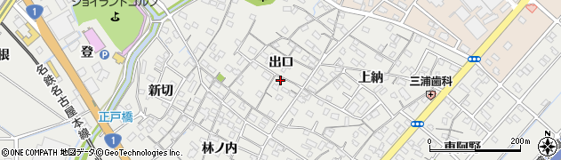 愛知県豊明市阿野町出口45周辺の地図