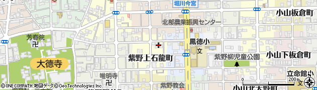 京都府京都市北区紫野上石龍町38周辺の地図
