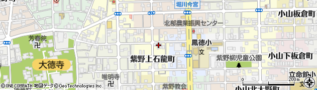 京都府京都市北区紫野上石龍町39周辺の地図