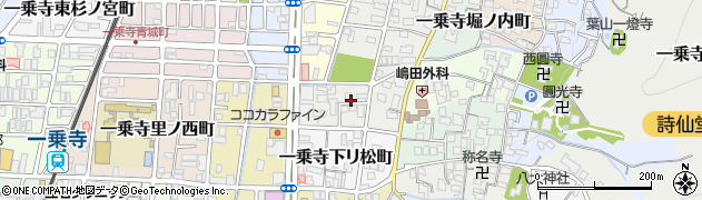 京都府京都市左京区一乗寺谷田町周辺の地図