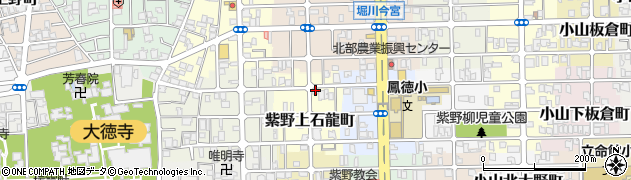 京都府京都市北区紫野上石龍町40周辺の地図