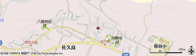 滋賀県蒲生郡日野町佐久良459周辺の地図