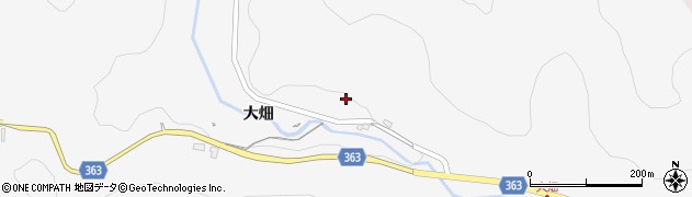愛知県豊田市大沼町大畑28周辺の地図
