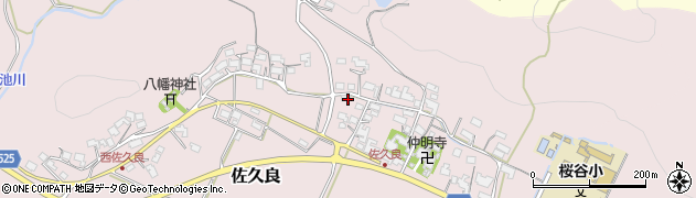 滋賀県蒲生郡日野町佐久良461周辺の地図