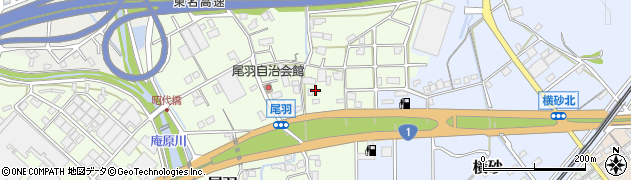 静岡県静岡市清水区尾羽308周辺の地図
