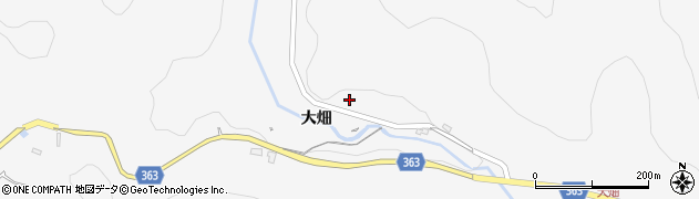 愛知県豊田市大沼町大畑8周辺の地図