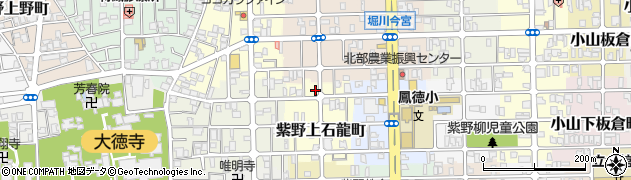 京都府京都市北区紫野上石龍町30周辺の地図