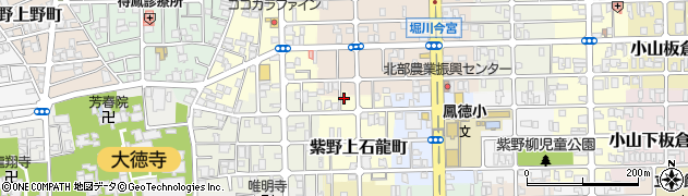 京都府京都市北区紫野上石龍町28周辺の地図