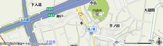 愛知県大府市共和町（油田）周辺の地図