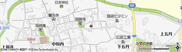 京都府亀岡市河原林町河原尻（東垣内）周辺の地図