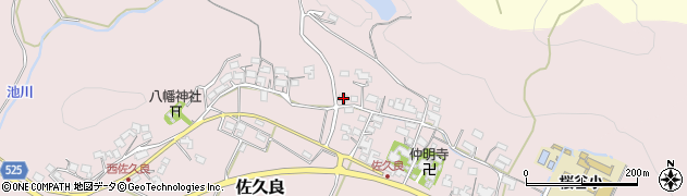滋賀県蒲生郡日野町佐久良539周辺の地図
