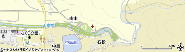 京都府亀岡市千歳町千歳江島山周辺の地図