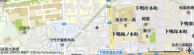 京都府京都市左京区下鴨西梅ノ木町37周辺の地図