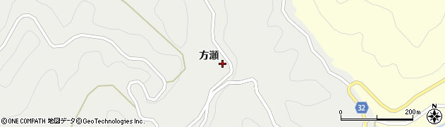 愛知県新城市連合（溜水）周辺の地図