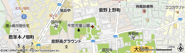 京都府京都市北区紫野今宮町周辺の地図