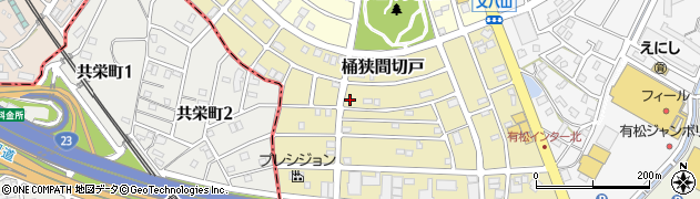 愛知県名古屋市緑区桶狭間切戸周辺の地図
