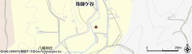 千葉県南房総市珠師ケ谷周辺の地図