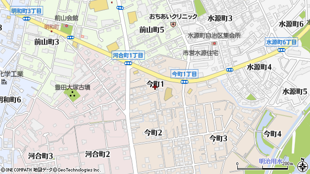 〒471-0823 愛知県豊田市今町の地図
