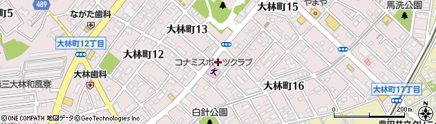 ほっともっと　豊田大林店周辺の地図