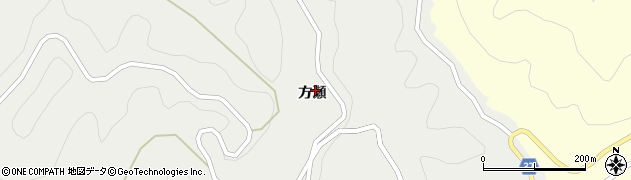愛知県新城市連合（方瀬）周辺の地図