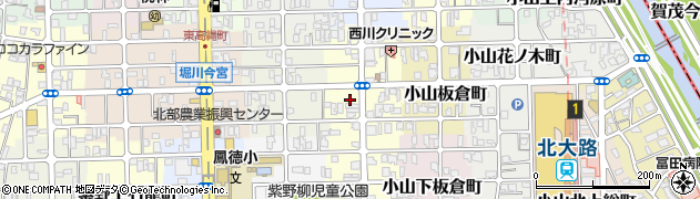 京都府京都市北区小山初音町9周辺の地図