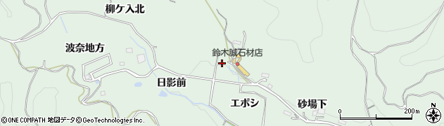 愛知県豊田市花沢町（加羅竹）周辺の地図