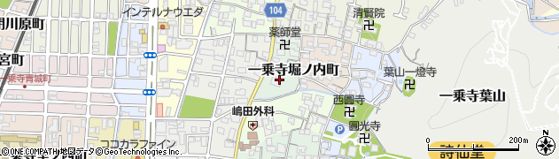 京都府京都市左京区一乗寺堀ノ内町周辺の地図