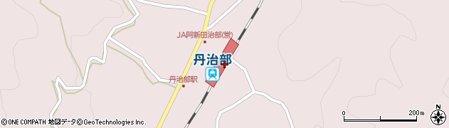 丹治部駅周辺の地図