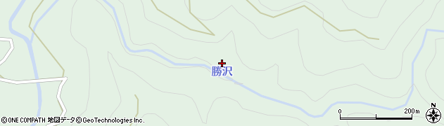 勝沢周辺の地図