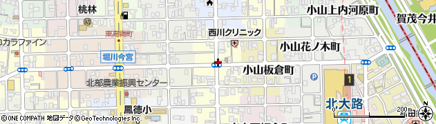 京都府京都市北区小山初音町周辺の地図