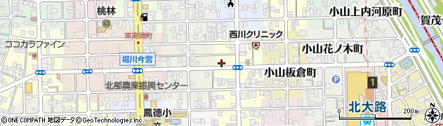 京都府京都市北区小山初音町14周辺の地図
