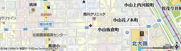 京都小山初音郵便局 ＡＴＭ周辺の地図